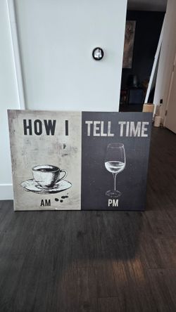 IKONICK 30" x 40" Canvas Wall Art – "How I Tell Time"