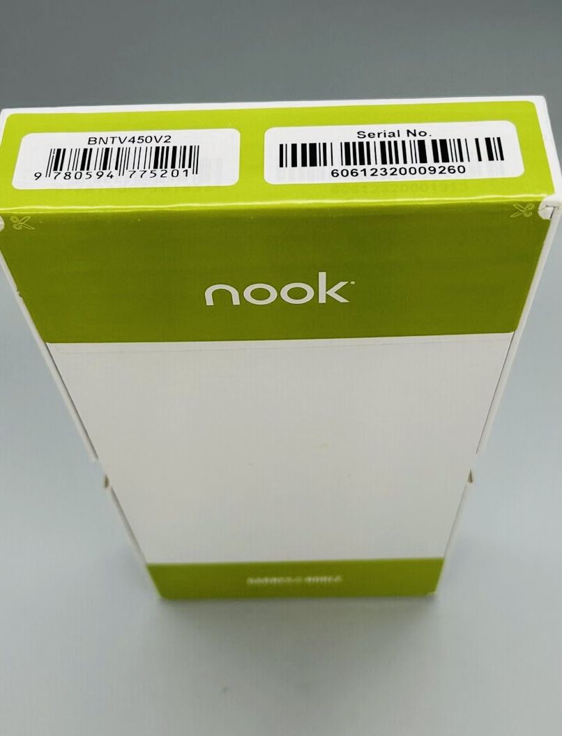 Description: Barnes & Noble NOOK 7" 8GB Tablet - Sealed plus the Nook book 7 cover (brand new).