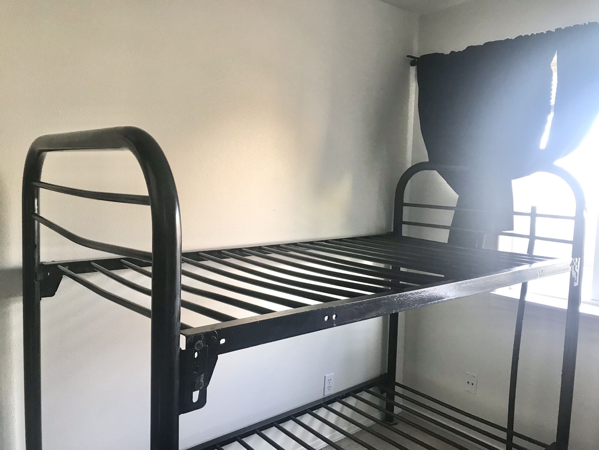 Black Metal Bunk Bed