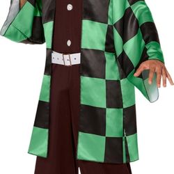 Demon Slayer Tanjiro Adult Costume | Small Male