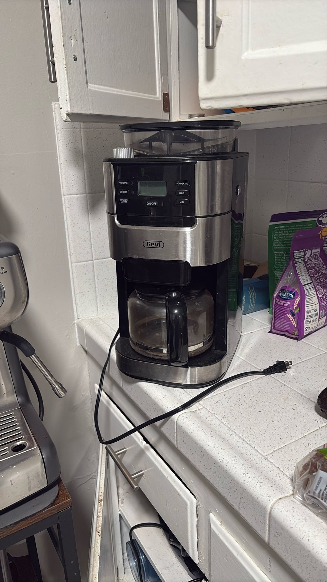 Gevi Coffee Market With Grinder