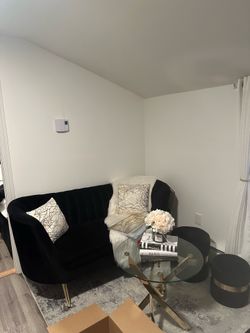 Black sofa