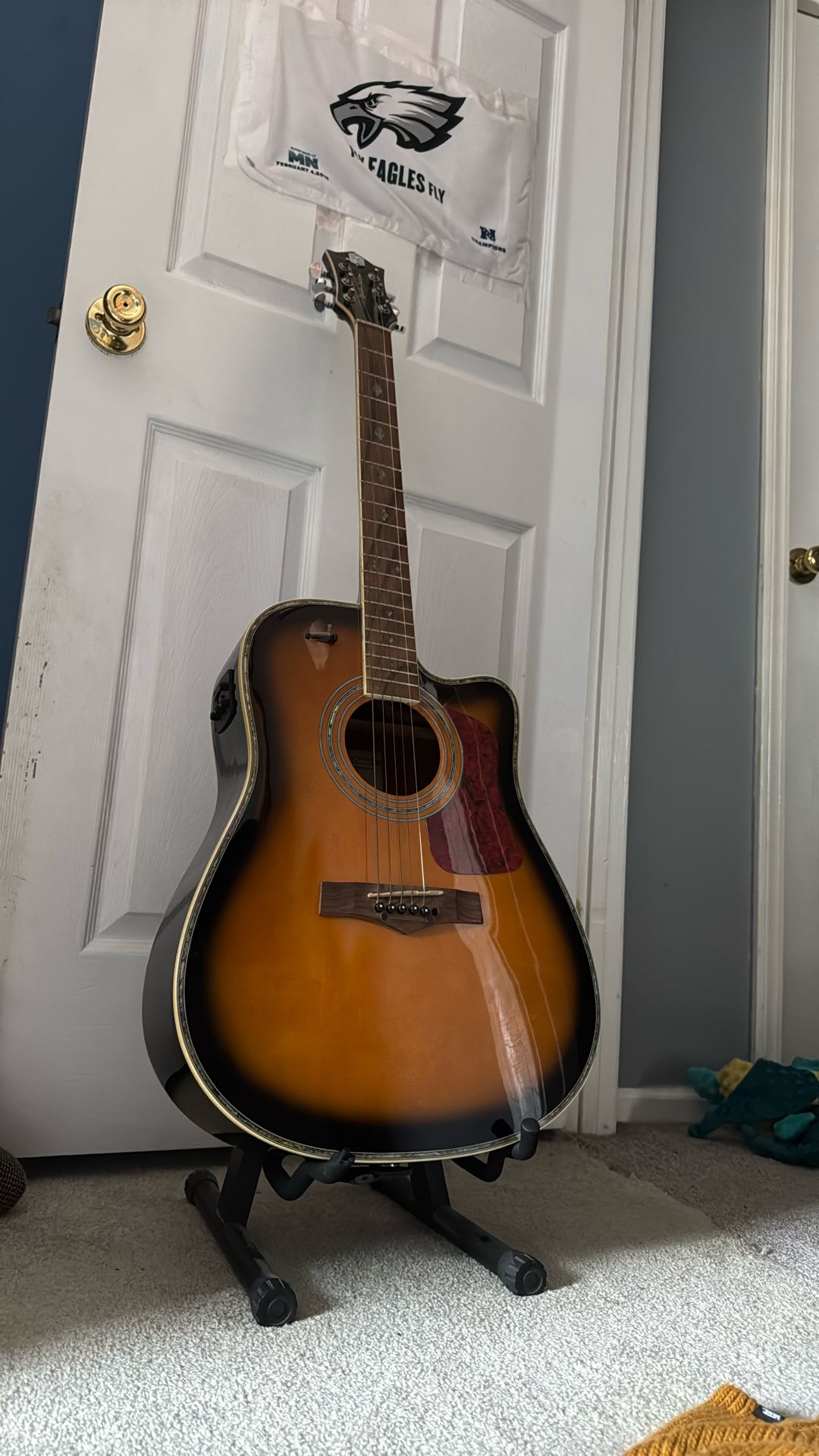Randy Jackson Acoustic Diamond Limited Edition 3,234/10000 And Stand