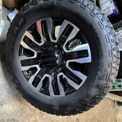 NEW TEKE OFF GMC. 20”. 275/65/20. GOODYEAR TIRES