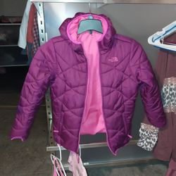 The North Face Pink/ Purple Girls Coat Size 8
