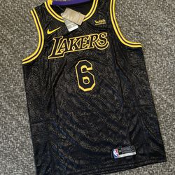 LeBron James Black Mamba Lakers Jerseys 