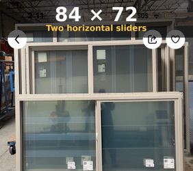Brand New Vinyl Replacement  Windows 84x 72 Top Quality