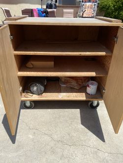 Wood  Storage  Cabinet 