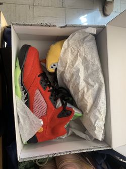 Brand New “What The” 5’s Size 12