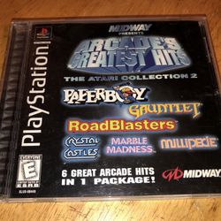 PS1 Game Arcade’s Greatest Hits The Atari Collection 2 