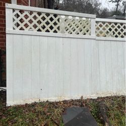 Outdoor leaving fence panel, kit