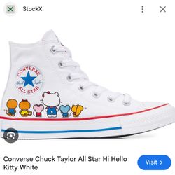 Converse Chuck Taylor Hi Hello Kitty White 