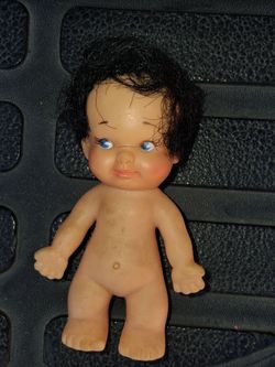 Vintage 1965 Uneeda Pee Wee Doll Black Hair Pocket Size Baby”.