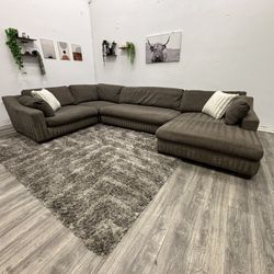 Gray Sectional Couch - Free Delivery