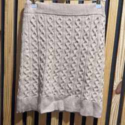 Knit Beige Skirt 