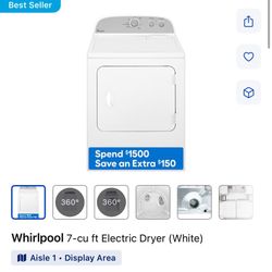 Electric Whirlpool Dryer 