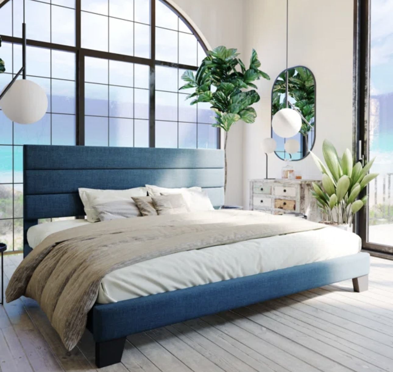 Barely Used Queen Bed, Mattress, & Box Springs