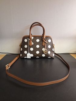 MK KIRI POLKA DOT DOME SATCHEL