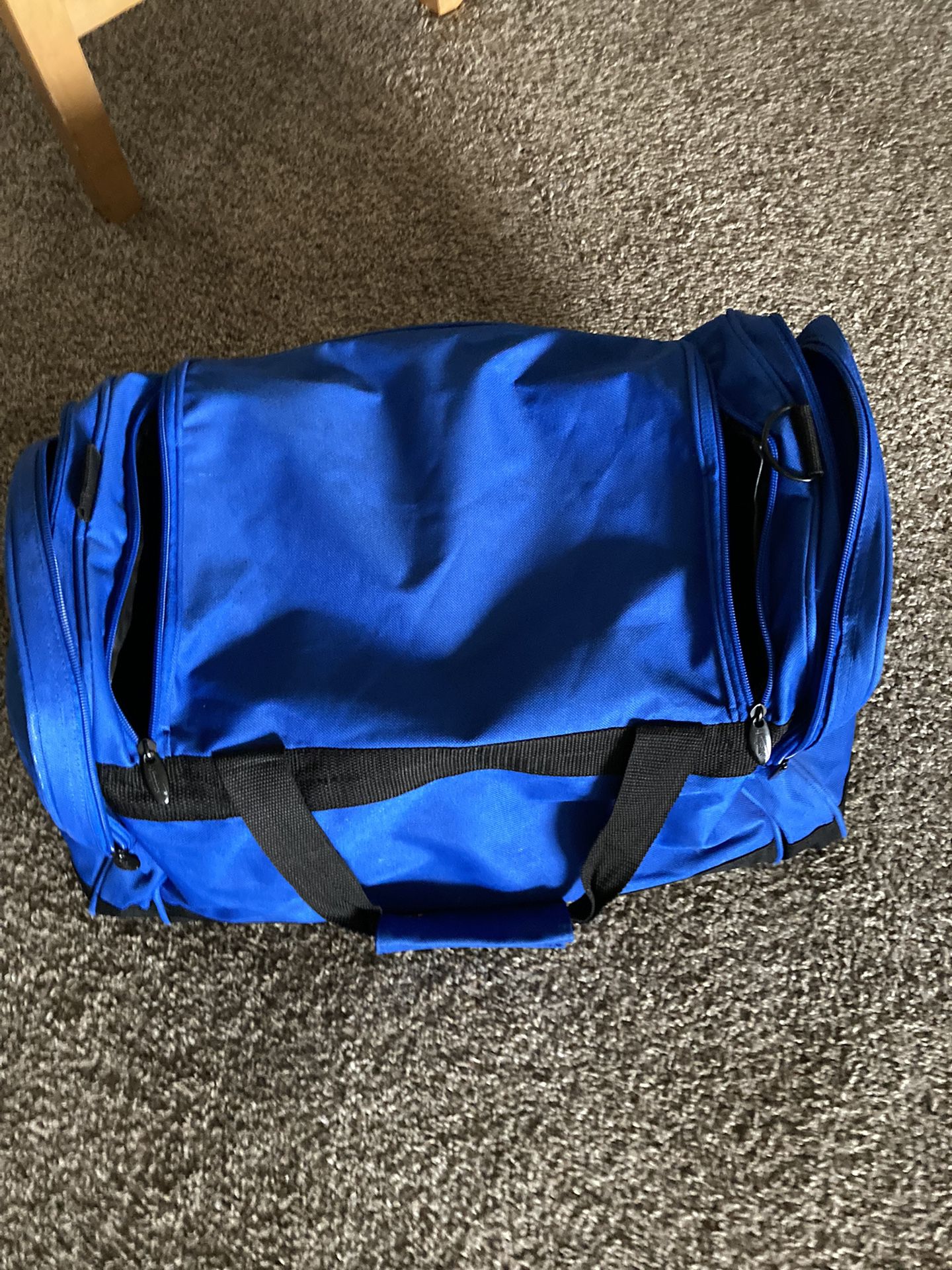 Blue Imprint Duffle Bag 