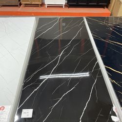 PVC Wall 48x110 2.8mm Carrara Black Panastone 
