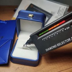 VVS1 Engagement Ring Moiss...