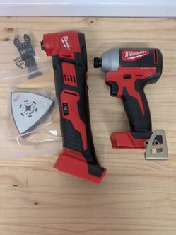 Milwaukee M18 1/4" Brushless Impact Driver & M18 Oscillating Multi-Tool Combo