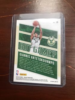 Got Game Giannis card