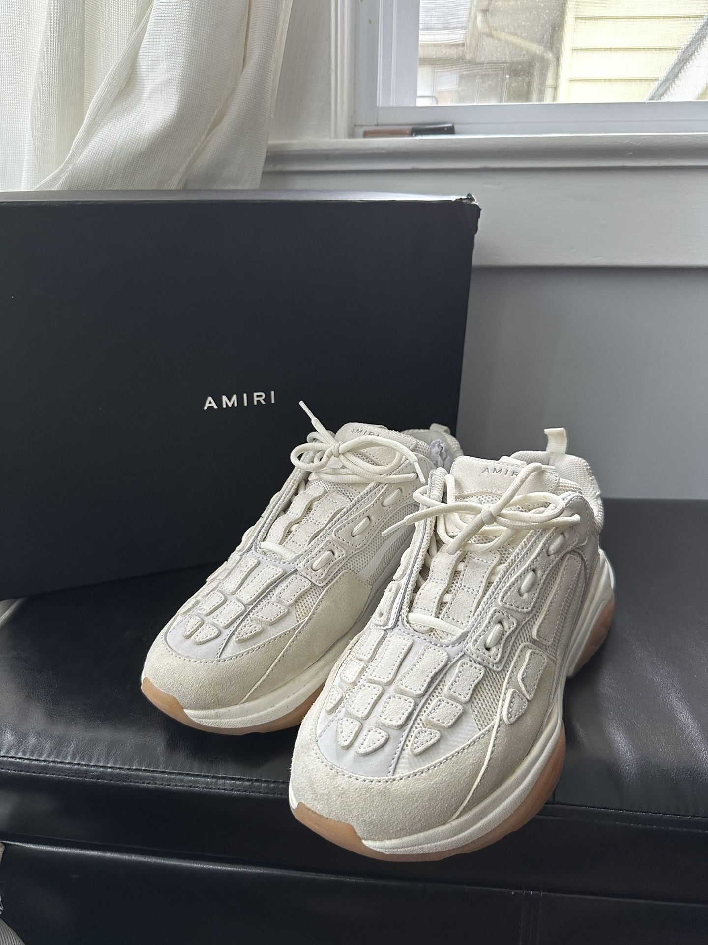 Amiri Bone Runner White Him Size EU 45 US 12
