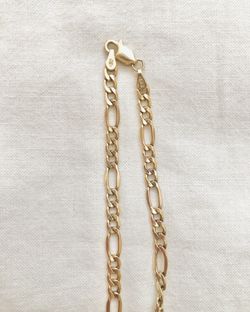 10k Gold Figaro Chain