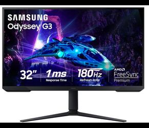 Samsung 32-Inch Odyssey G3 (G30D) Series FHD Gaming Monitor, 1ms, 180Hz