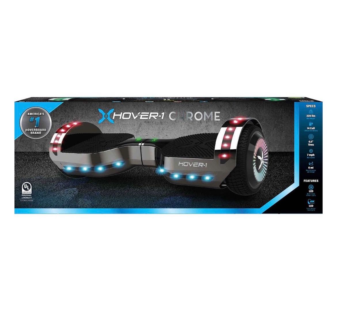 Hover 1 Chrome Hoverboard