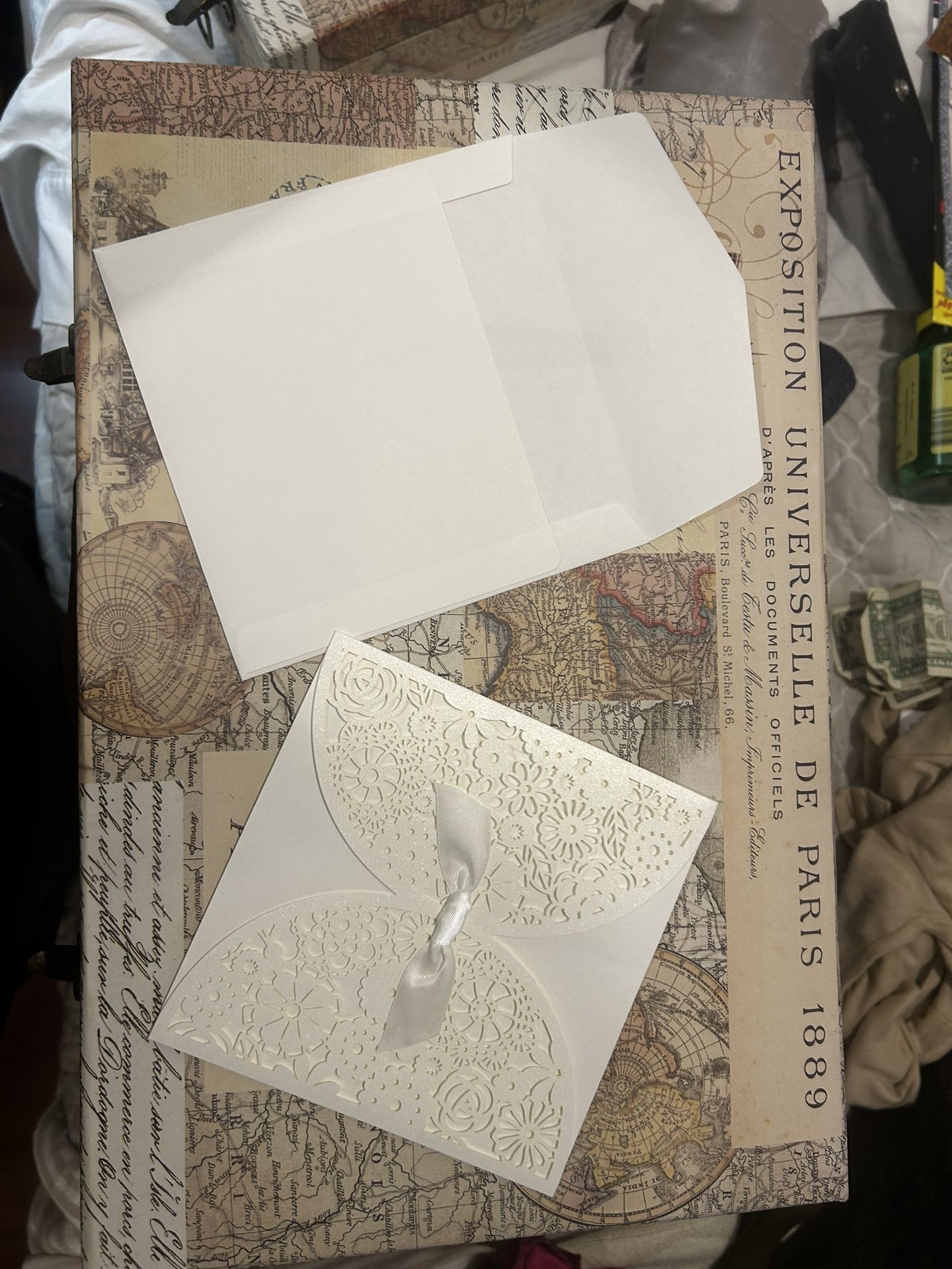 Invitations Laser Cut 80 Pcs