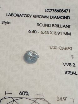 1 Carat Diamonds IGI Certified