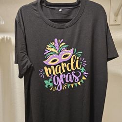 Women's 2x Mardi Gras T-shirt