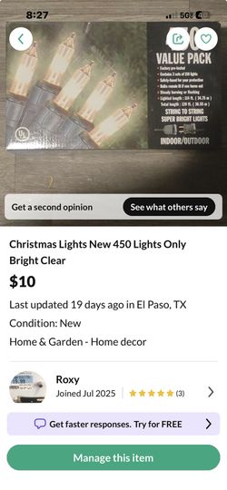 Christmas Lights Clear 