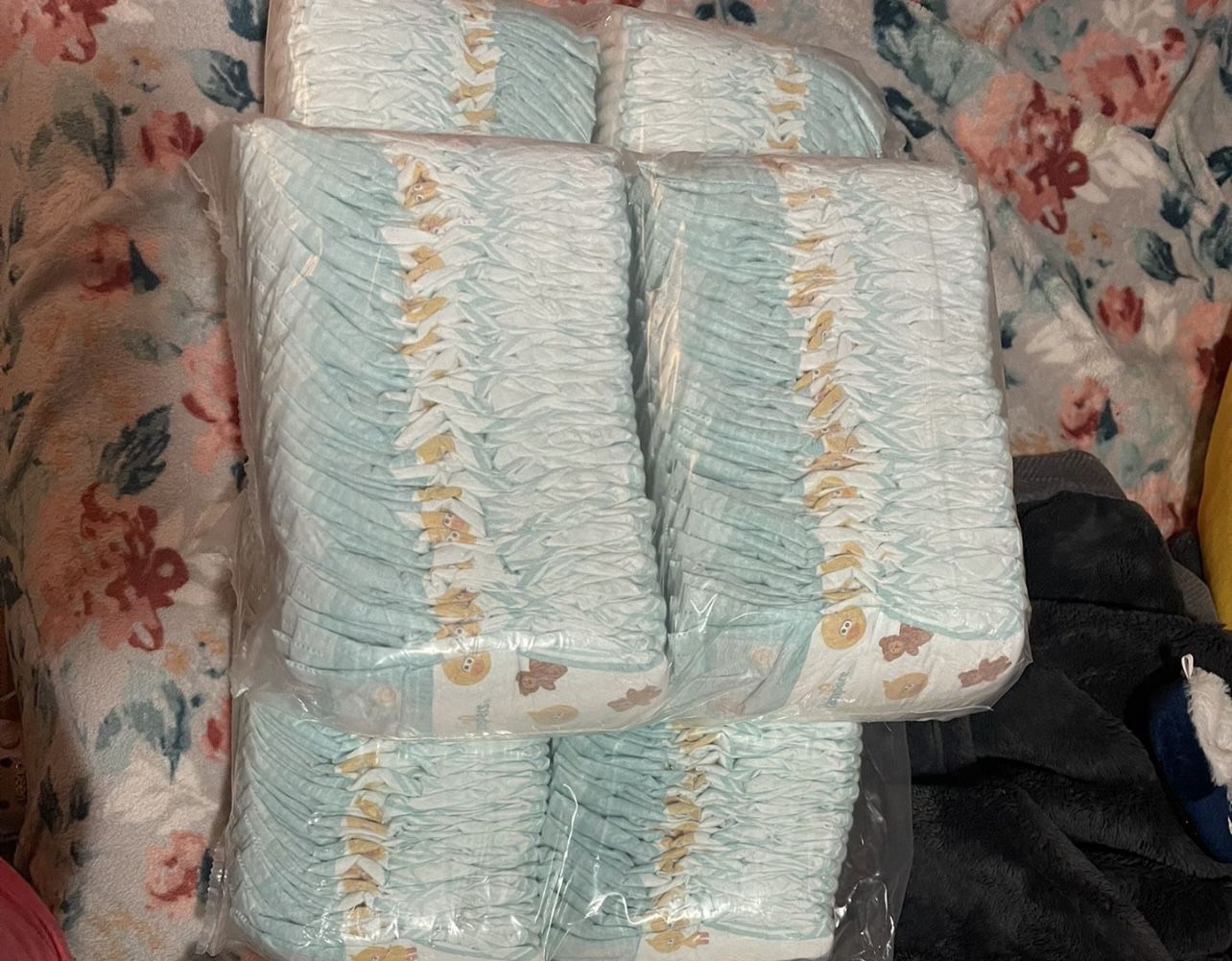 Over 200 Size 1 Pampers 