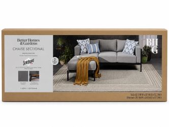 NEW Better Homes & Gardens Marlow Outdoor Sectional with Ottoman