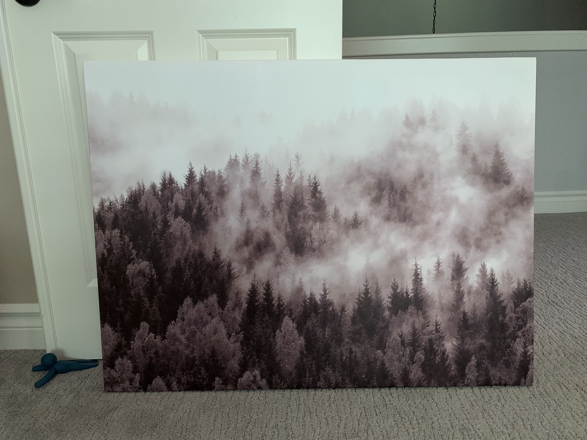 Large Canvas Forest Print