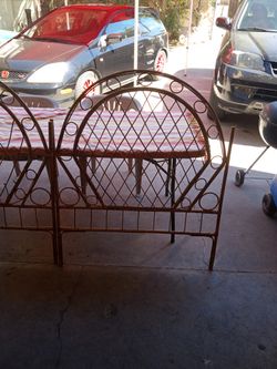 Two Rattan Head Boards 