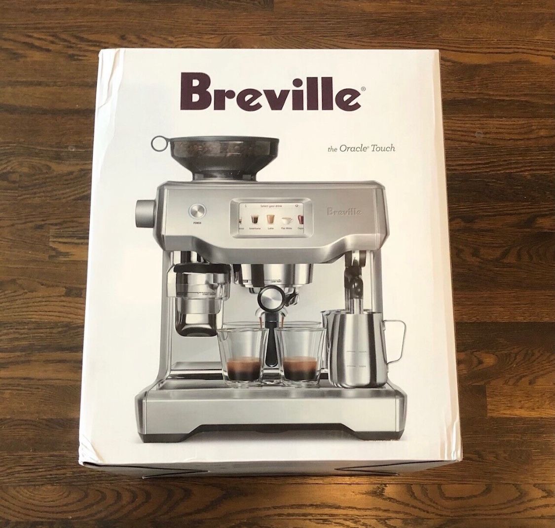 Breville Oracle Touch Espresso Machine BES990BTR, Sliver 