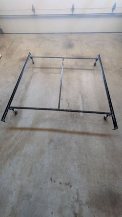 Bed Frame w/Wheels Twin/Full/Queen