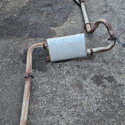 1964 65 Falcon 2 Door Inline 6 exhaust 