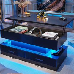Black - LED Coffee Table