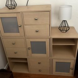 See Of 8 12”x12”x12” storage cubes.