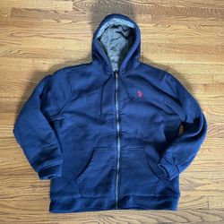 Polo Ralph Lauren Full Zip Hooded Sweatshirt, XXL authentic 