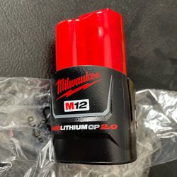 Milwaukee M12 CP 2.0 Battery  25.00