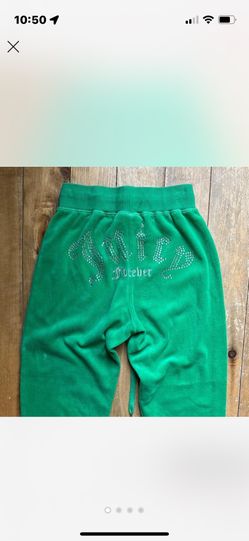 Green Juicy Coture Joggers size xs (also fits small)