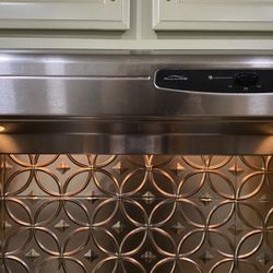 30” W Nutone over the range exhaust fan 3 speed As you see in the picture barely used