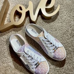 Michael Kors Logo Print Slide Sneakers