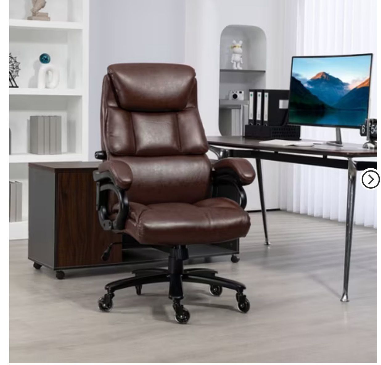 Brown Modern Office Chair